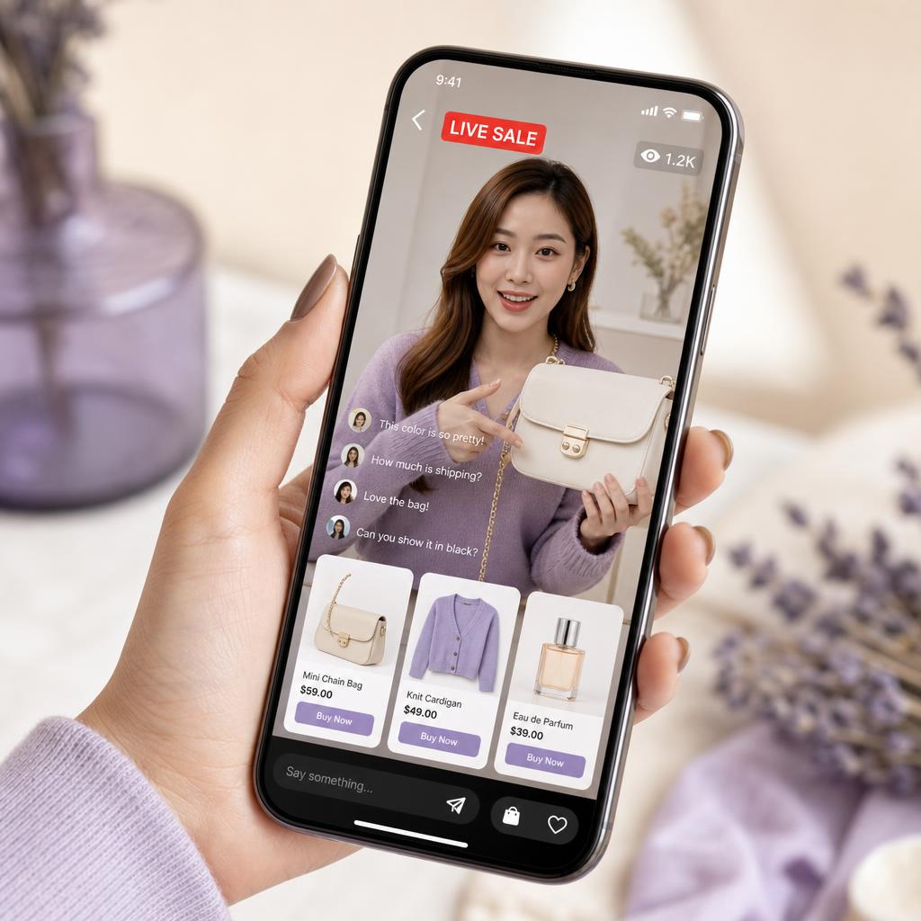 TikTok Shop product browsing on mobile